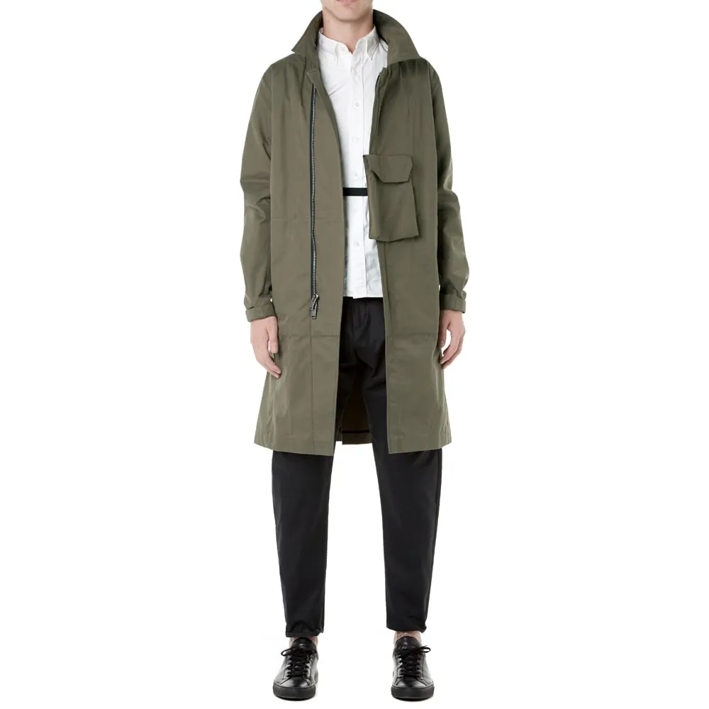 Acronym J39-S Light Shell Gabardine Trench CoatRAF Green