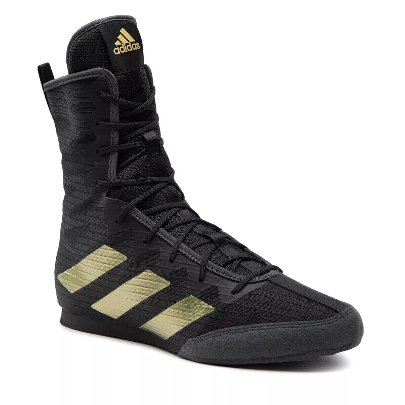 adidas Box Hog 4 Boxing Boots Black & Gold