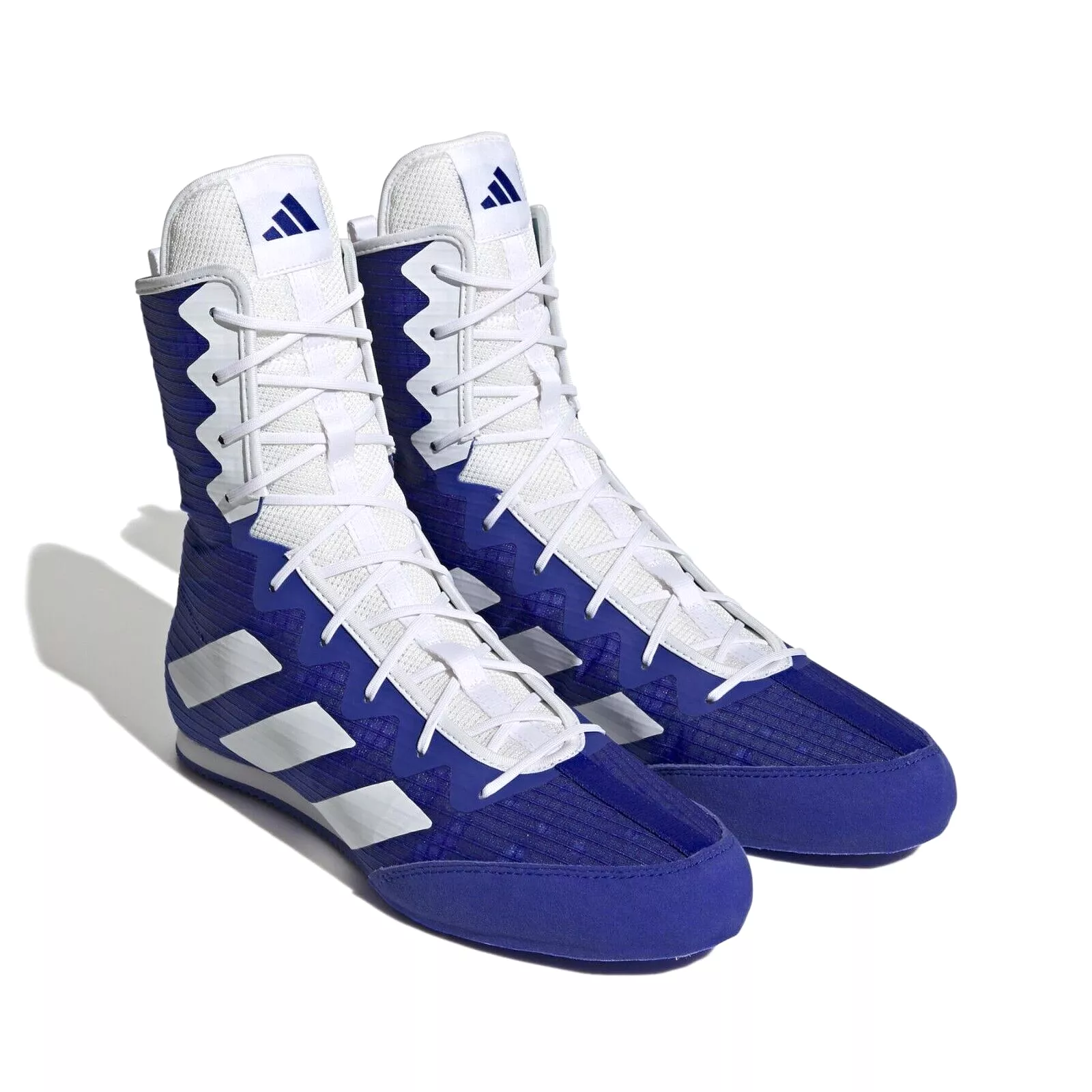 adidas Box Hog 4 Boxing Boots Blue & White