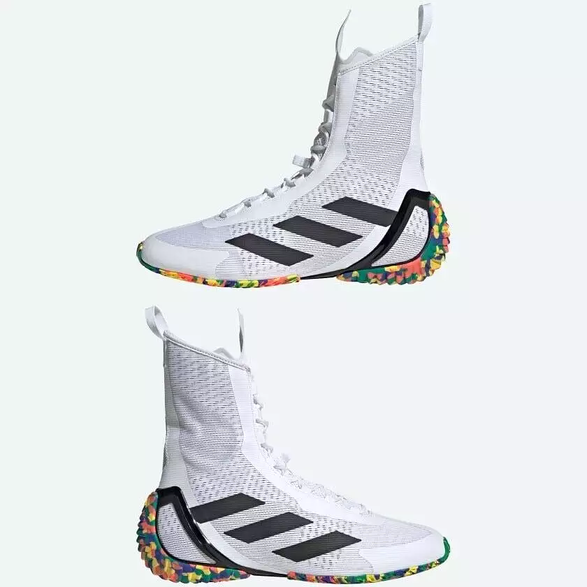 adidas Speedex Ultra Boxing Boots White & Black