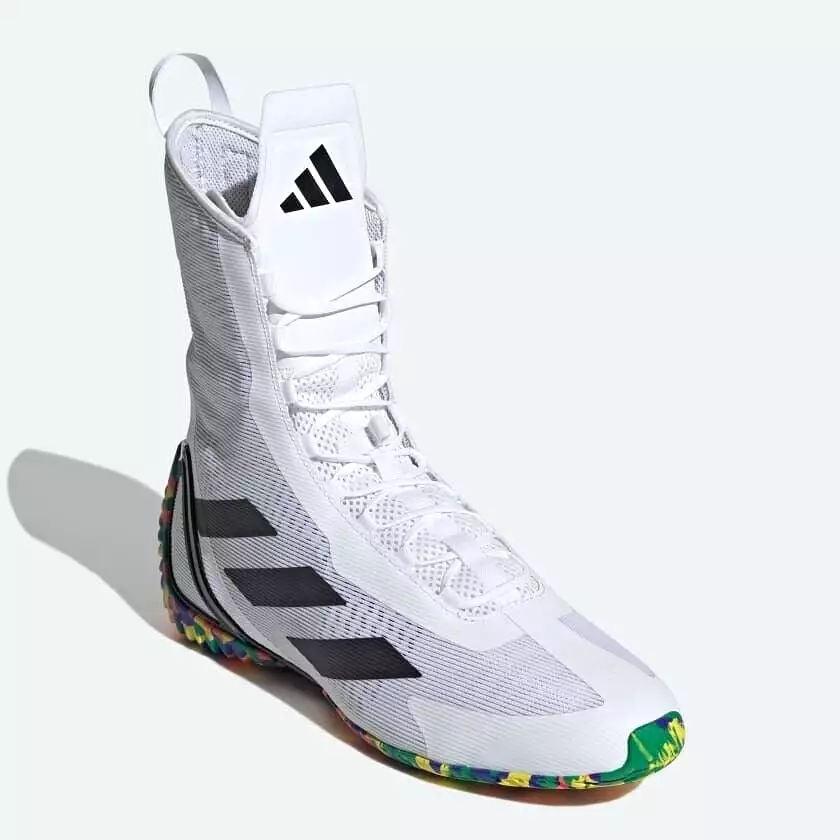 adidas Speedex Ultra Boxing Boots White & Black