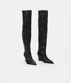 AILANO LONG BOOT- BLACK