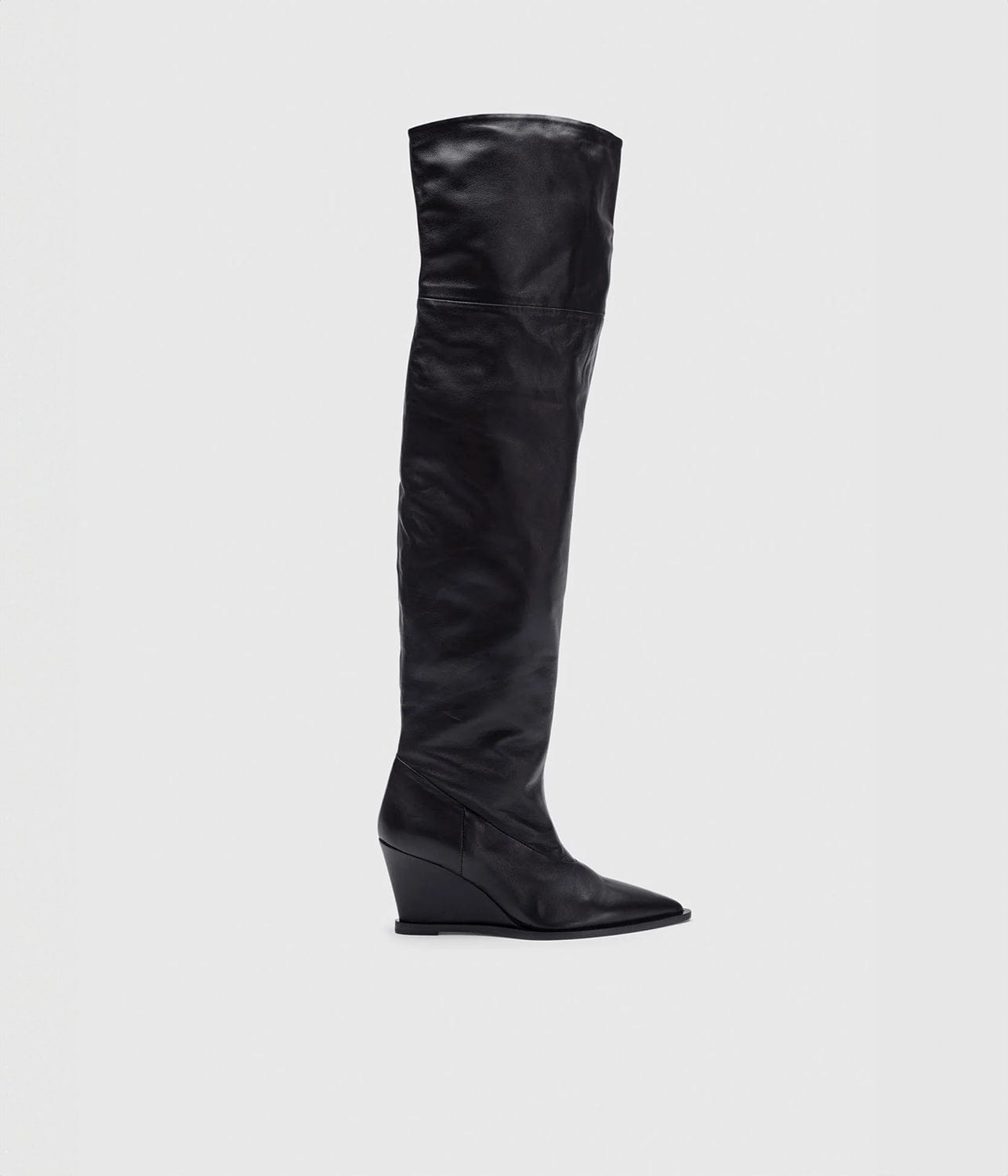 AILANO LONG BOOT- BLACK