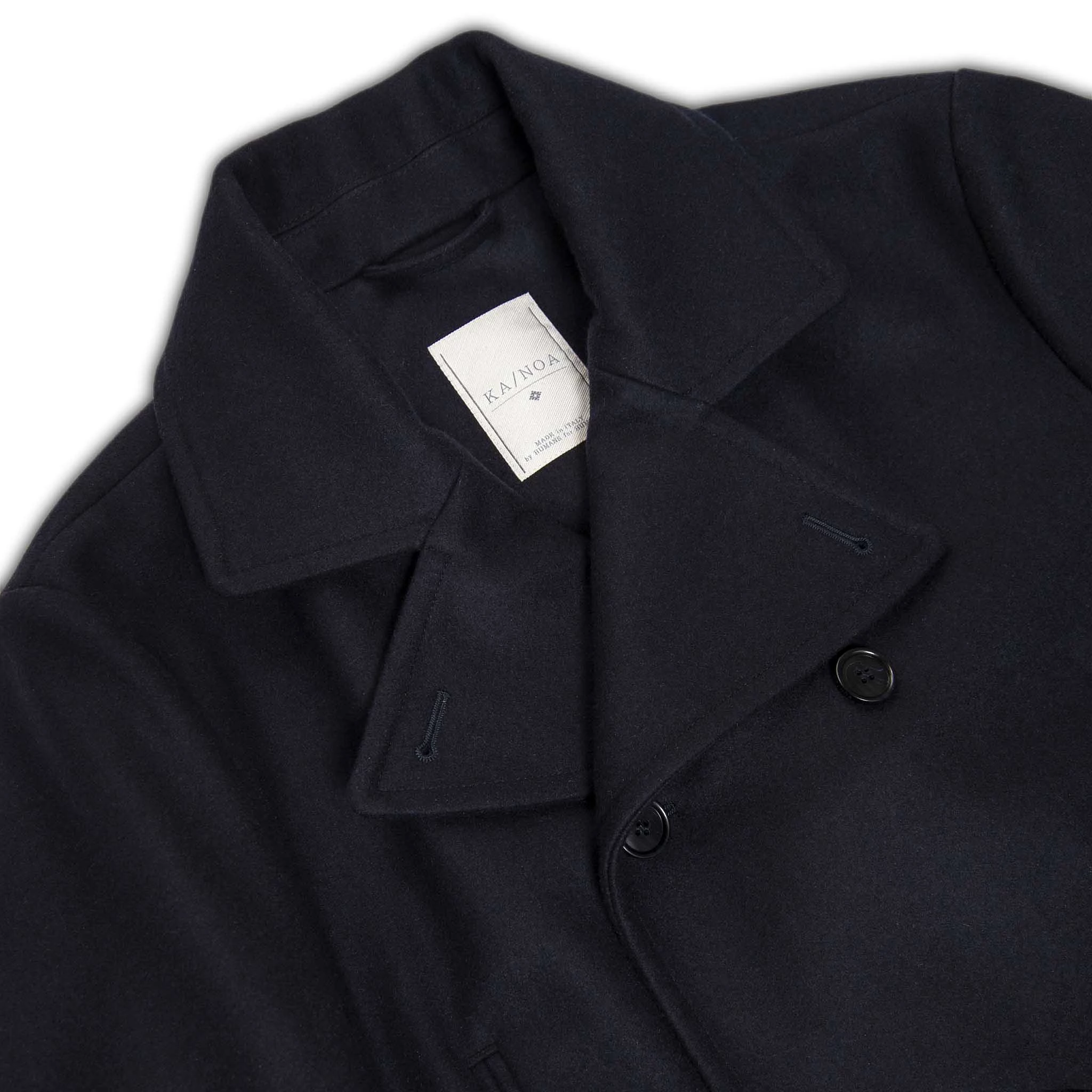 Alphonse Peacoat in virgin wool (dark blue)