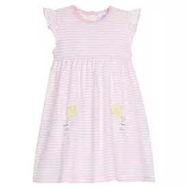 Applique Laurel Dress - Kite