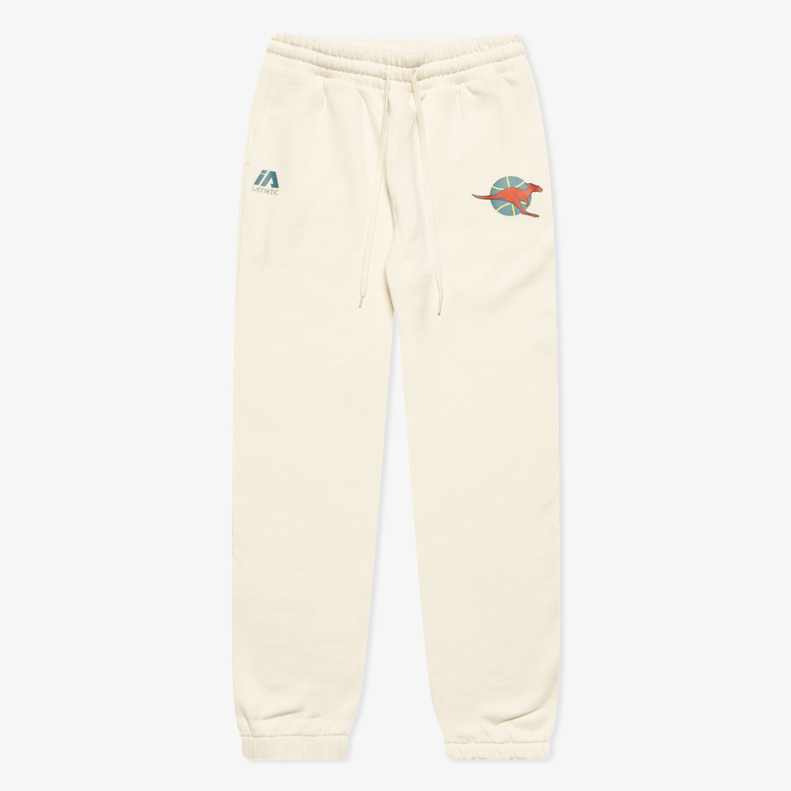 Australian Boomers Logo Fleece Pants - Ecru