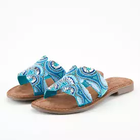 AZURA GEORGYS SLIDE SANDALS