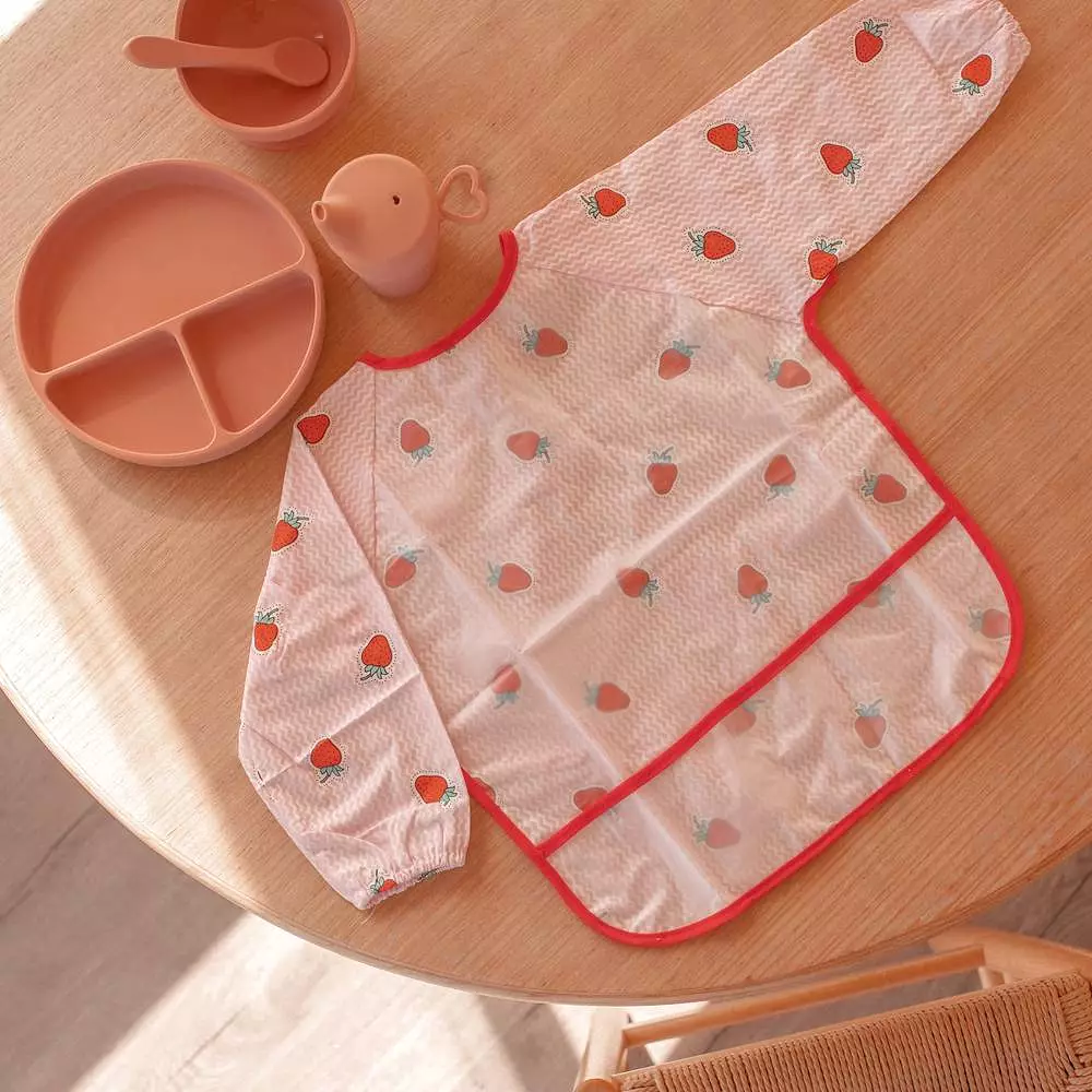 Baby Long Sleeve Apron Smock Bib Cars & Planes