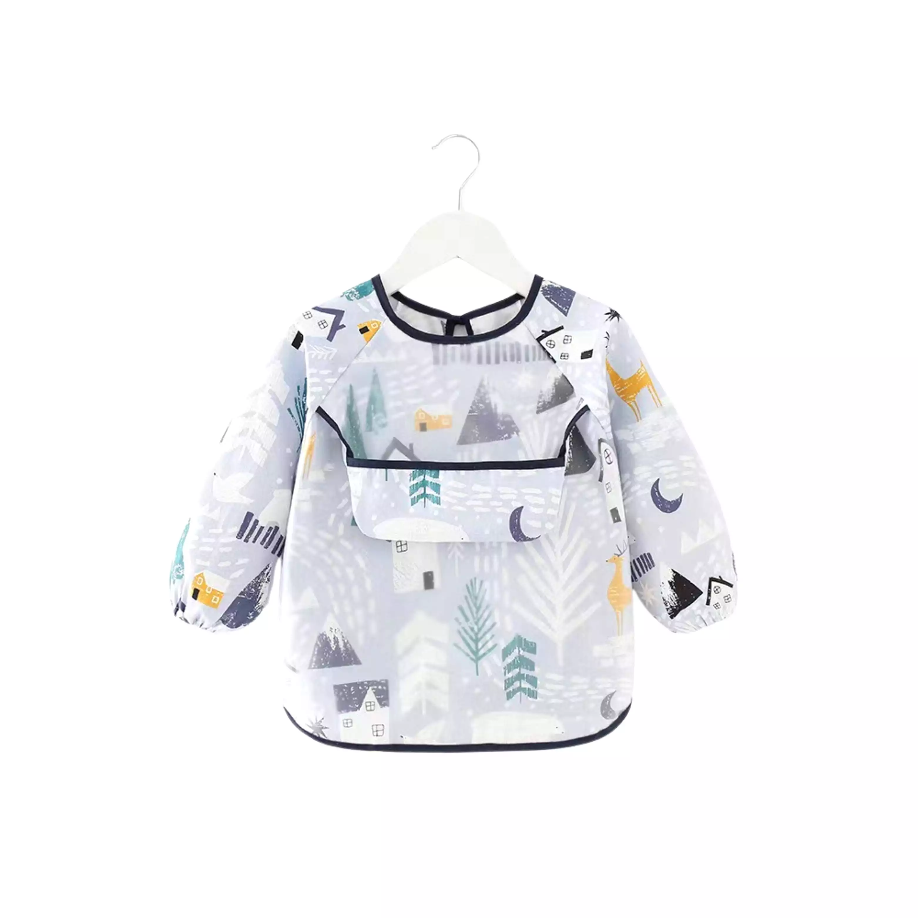 Baby Long Sleeve Apron Smock Bib Nordic Village