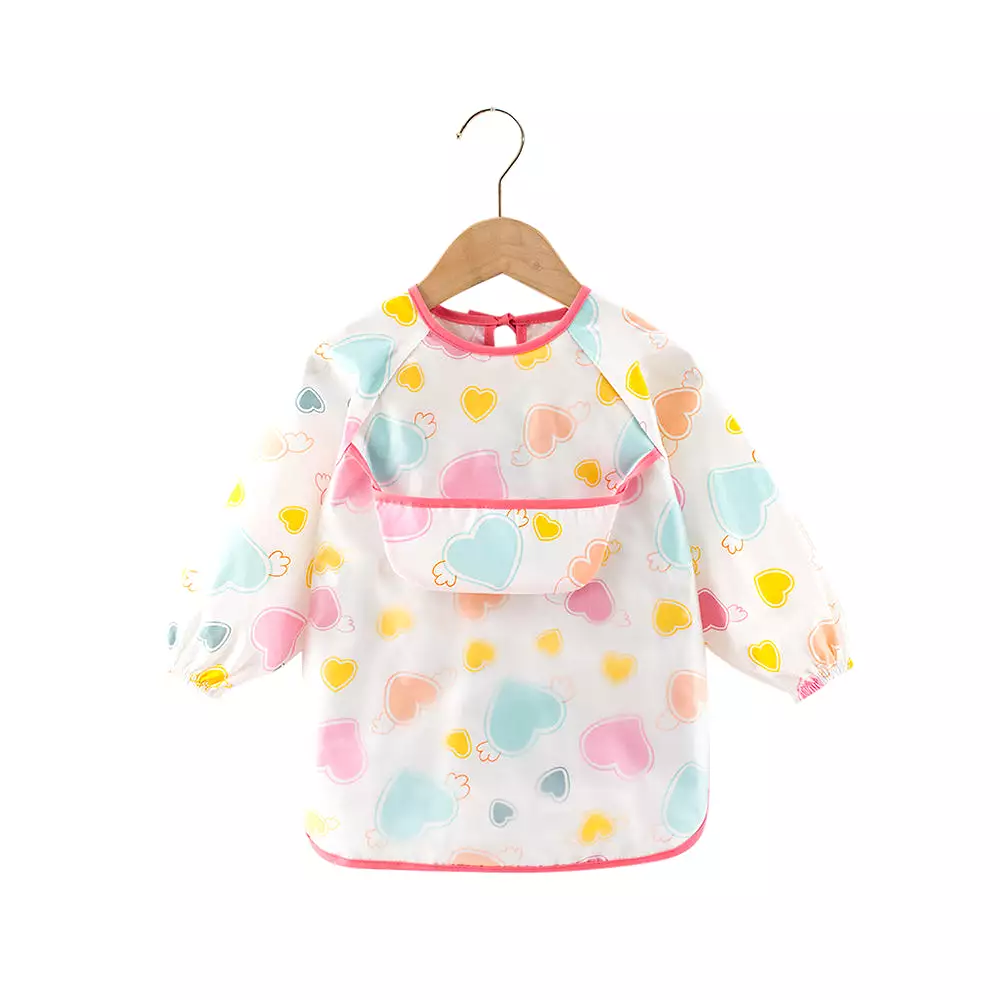 Baby Long Sleeve Apron Smock Bib Sweet Dreams