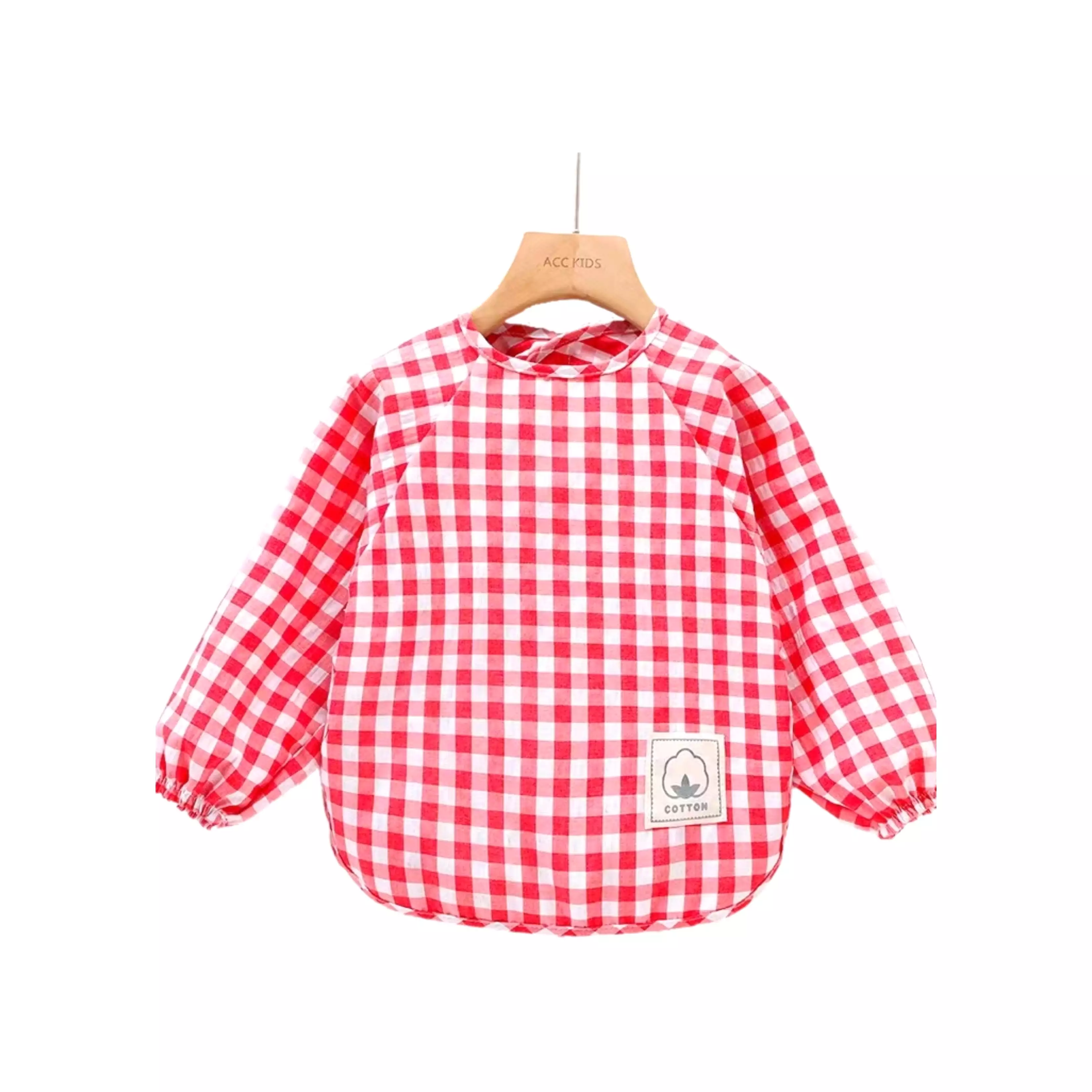 Baby Long Sleeve Apron Smock Bib Woodlands