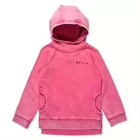 Blasted Hoody Pink Wash