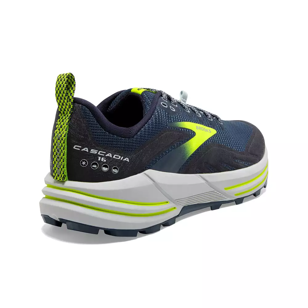 Brooks Cascadia 16 (D Width) - Titan/Peacoat/Nightlife (Mens)