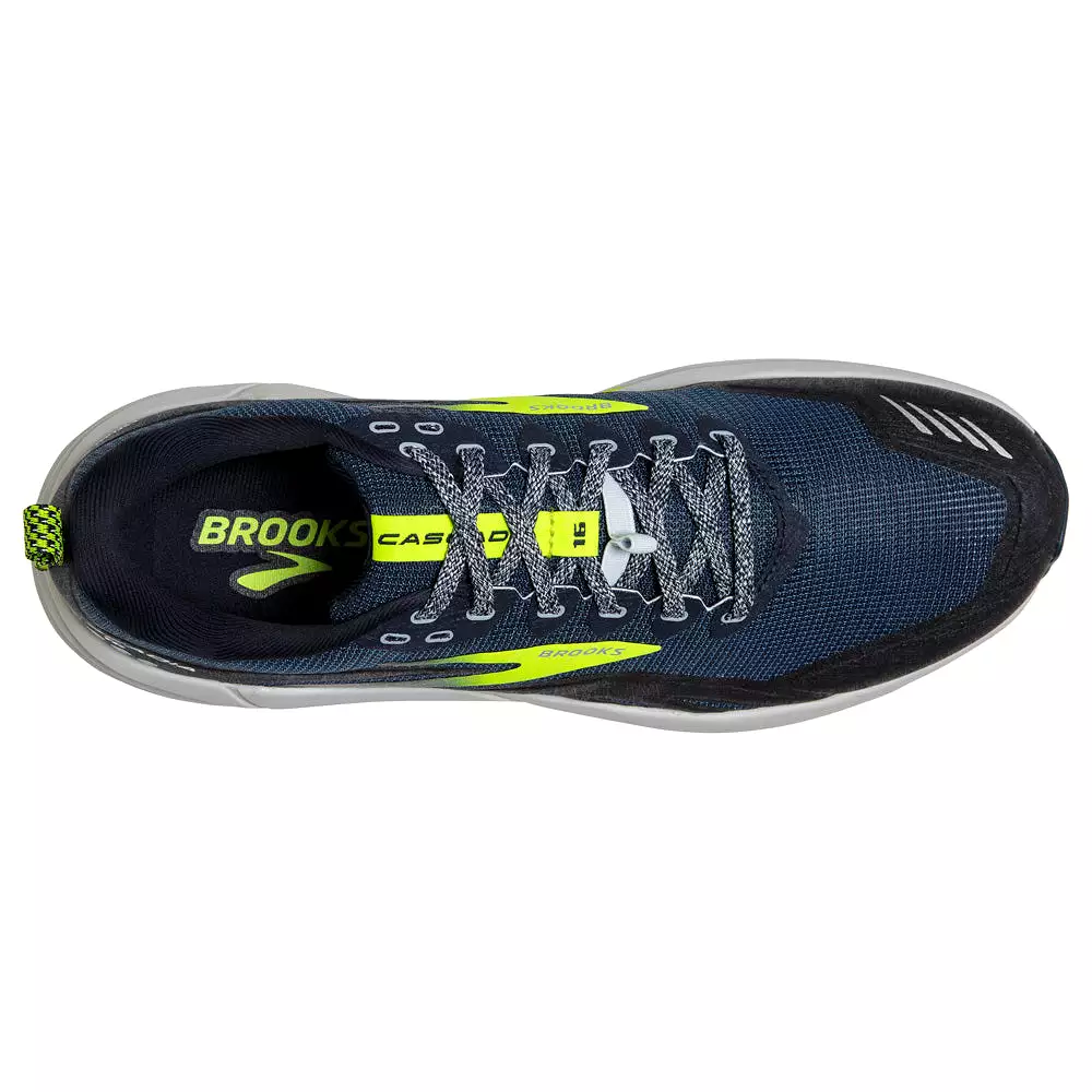 Brooks Cascadia 16 (D Width) - Titan/Peacoat/Nightlife (Mens)