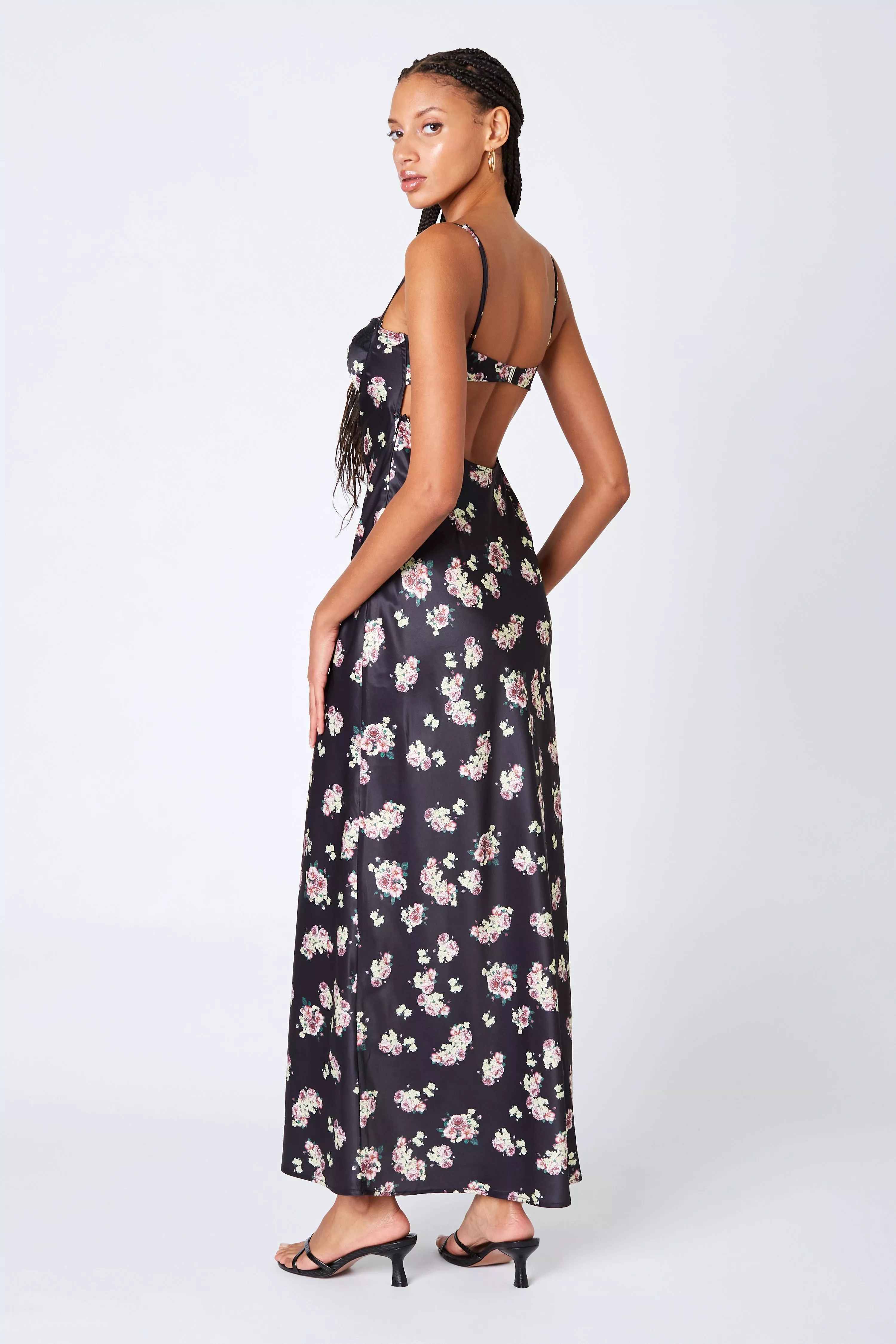 Bustier Maxi Slip Dress