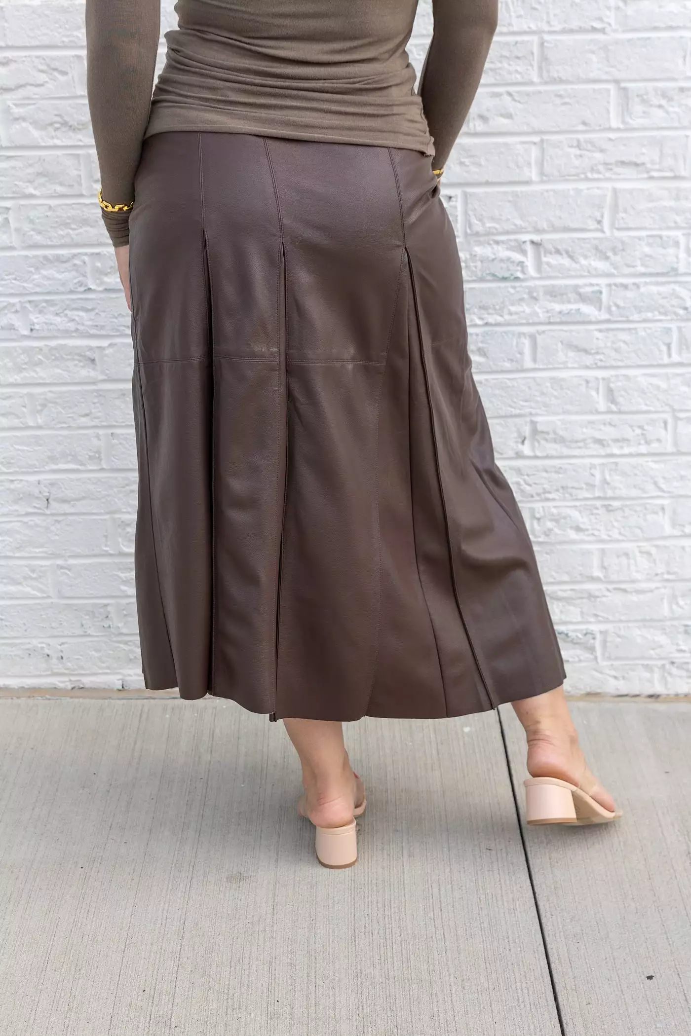 CLARA LEATHER SKIRT