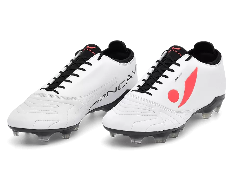 Concave Halo+ Pro v2 FG Football Boot  White/Solar/Black