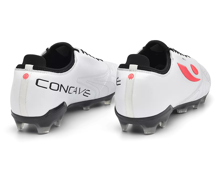 Concave Halo+ Pro v2 FG Football Boot  White/Solar/Black