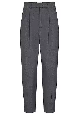 Copenhagen Muse Tailor Pants - Bukser - Grey Melange