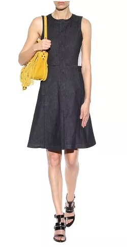 Cotton Denim Dress