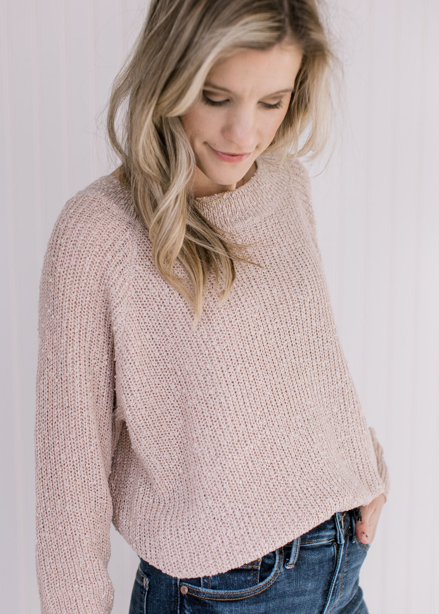 Creamy Textured Sweater