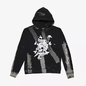 Death or Glory Pullover Mens Hoodie (Black/White)