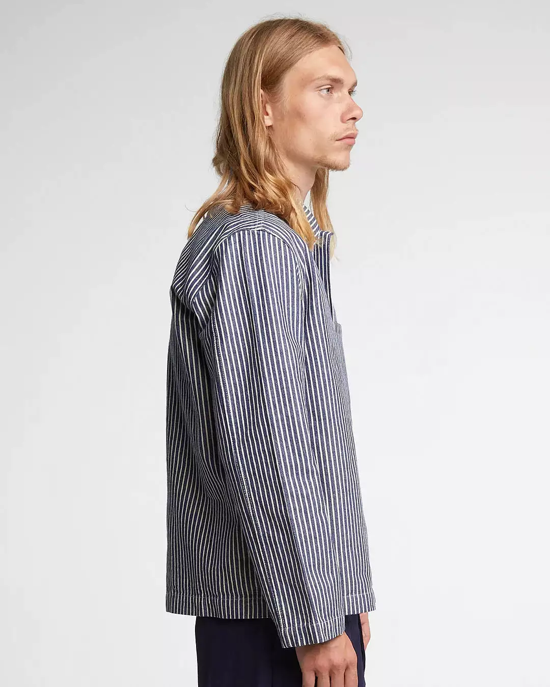 EAT DUST Fisherman Smock / Shirt - Wild Road Stripes