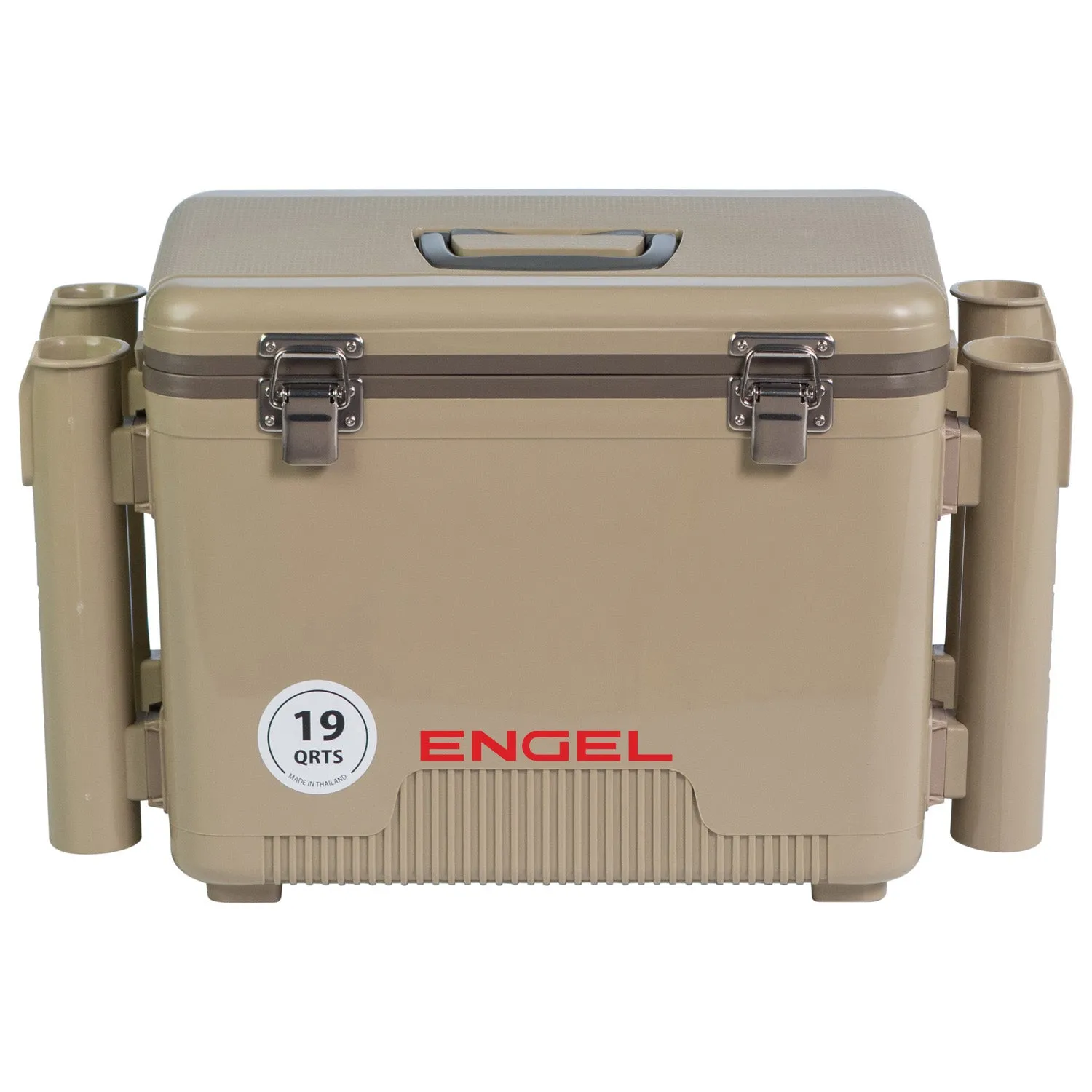 Engel 19 Quart Drybox/Cooler with Rod Holders