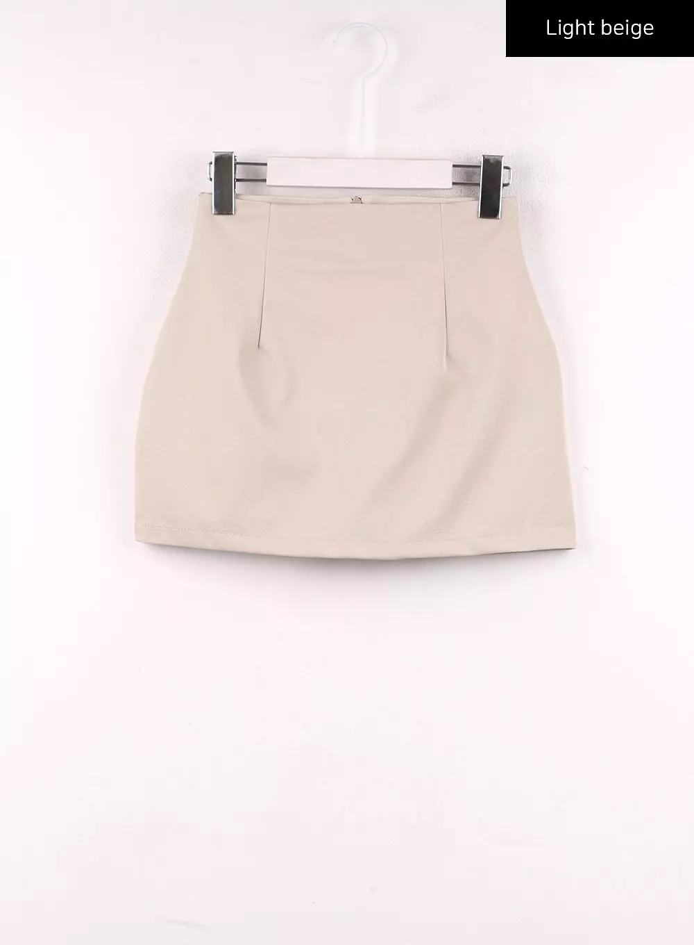 Faux Leather Mini Skirt IJ430