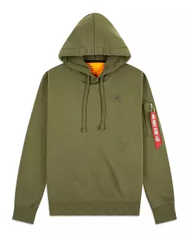 Felpa Alpha Industries X-Fit Hoody Dark Green