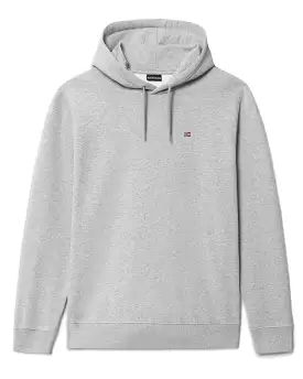 Felpa Uomo Napapijri Balis Hoody Medium Grey Melange