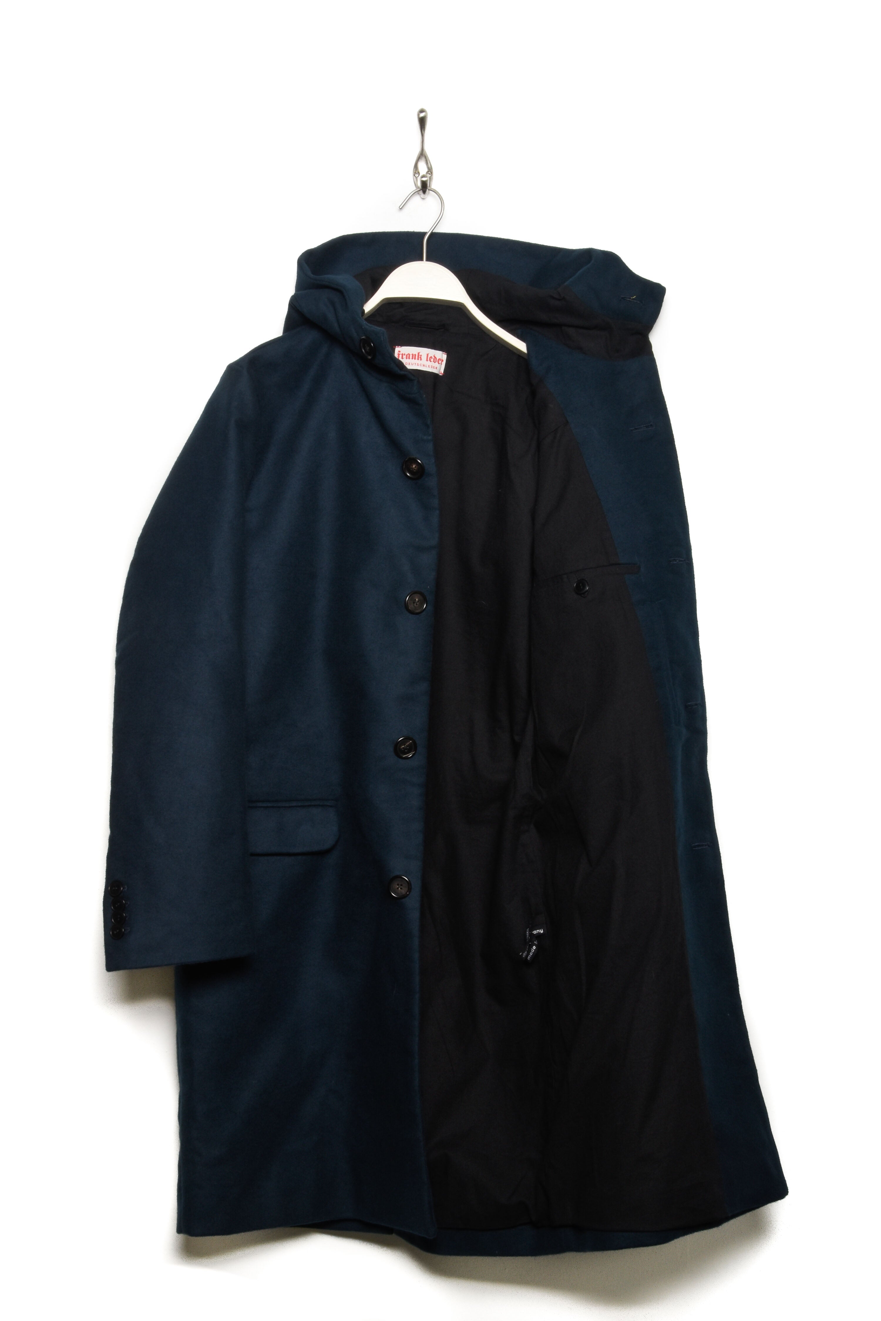 Frank Leder Deutschleder Hoody Coat navy 39