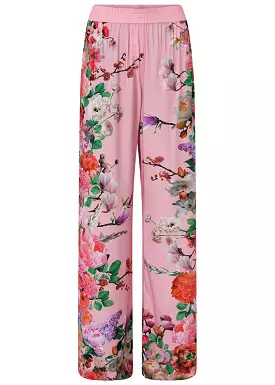 Gustav Bay wide leg pants 49004-86406 Bukser - Coral Flower Print