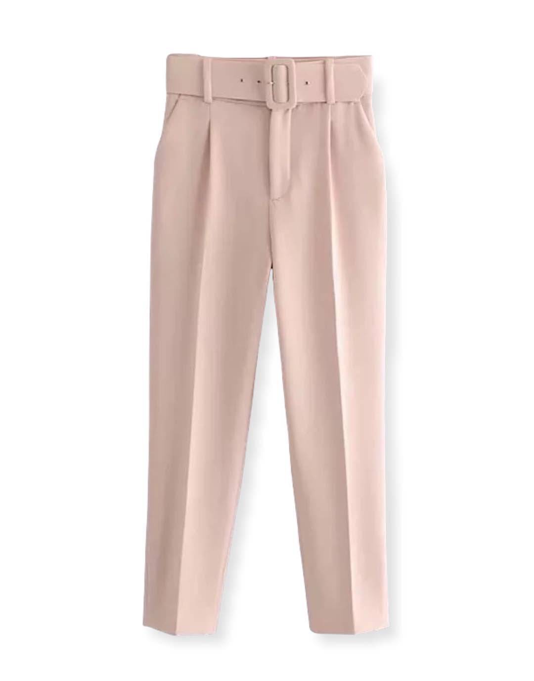 High Waisted Office Style Slim Pants