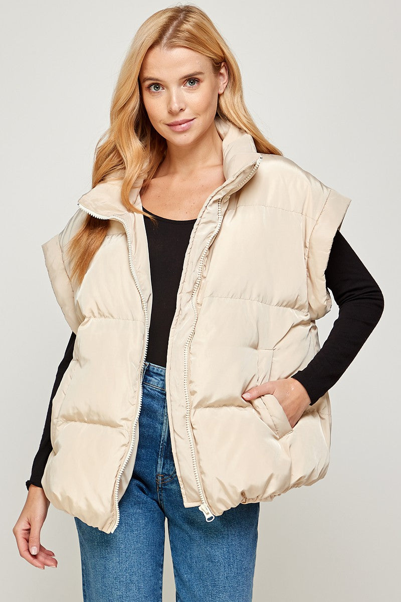 Indio Oversized Puffer Vest