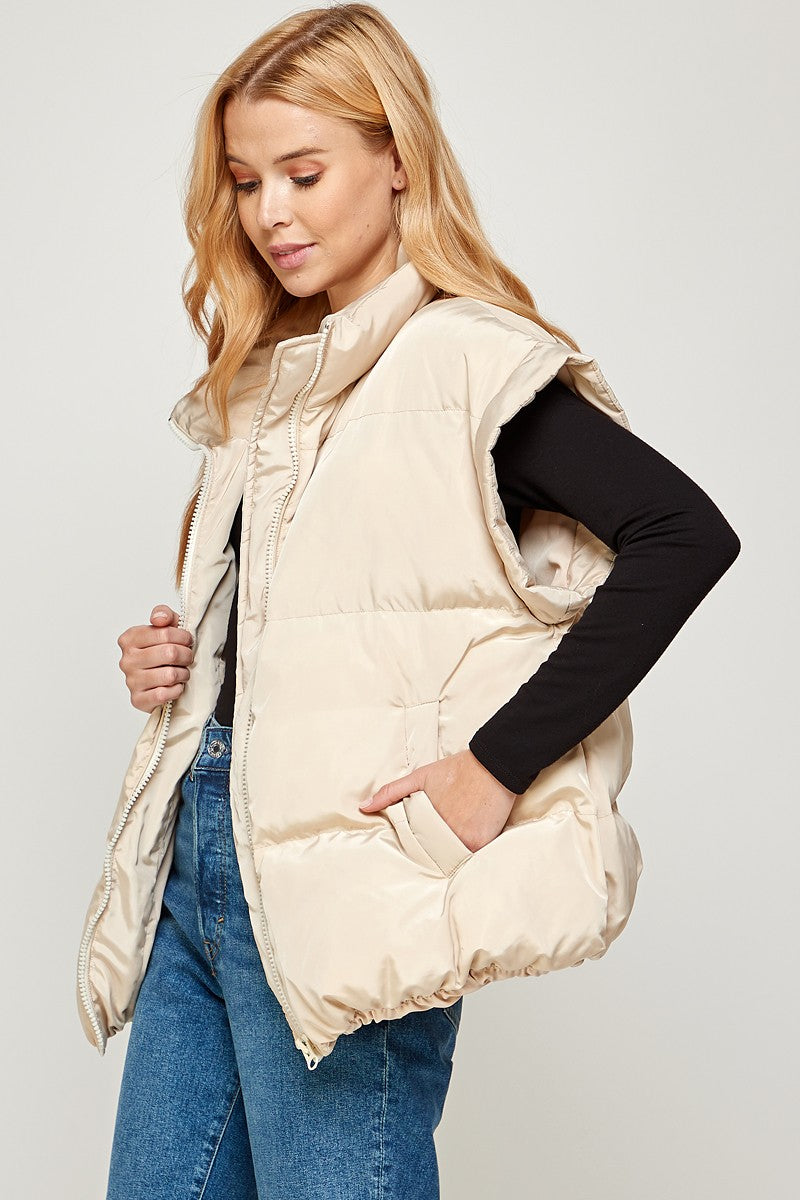 Indio Oversized Puffer Vest