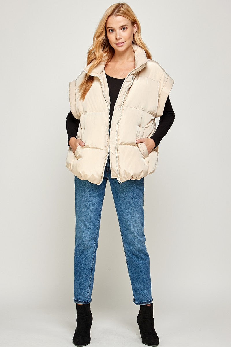 Indio Oversized Puffer Vest