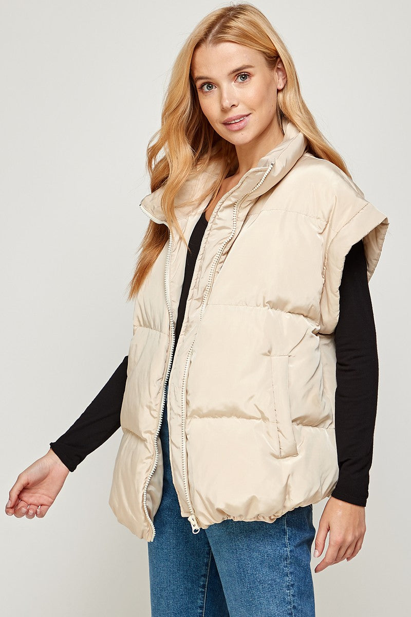 Indio Oversized Puffer Vest