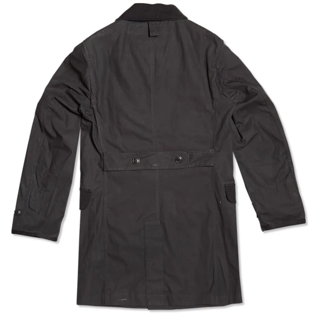 Junya Watanabe MAN Cotton Canvas Trench CoatBlack