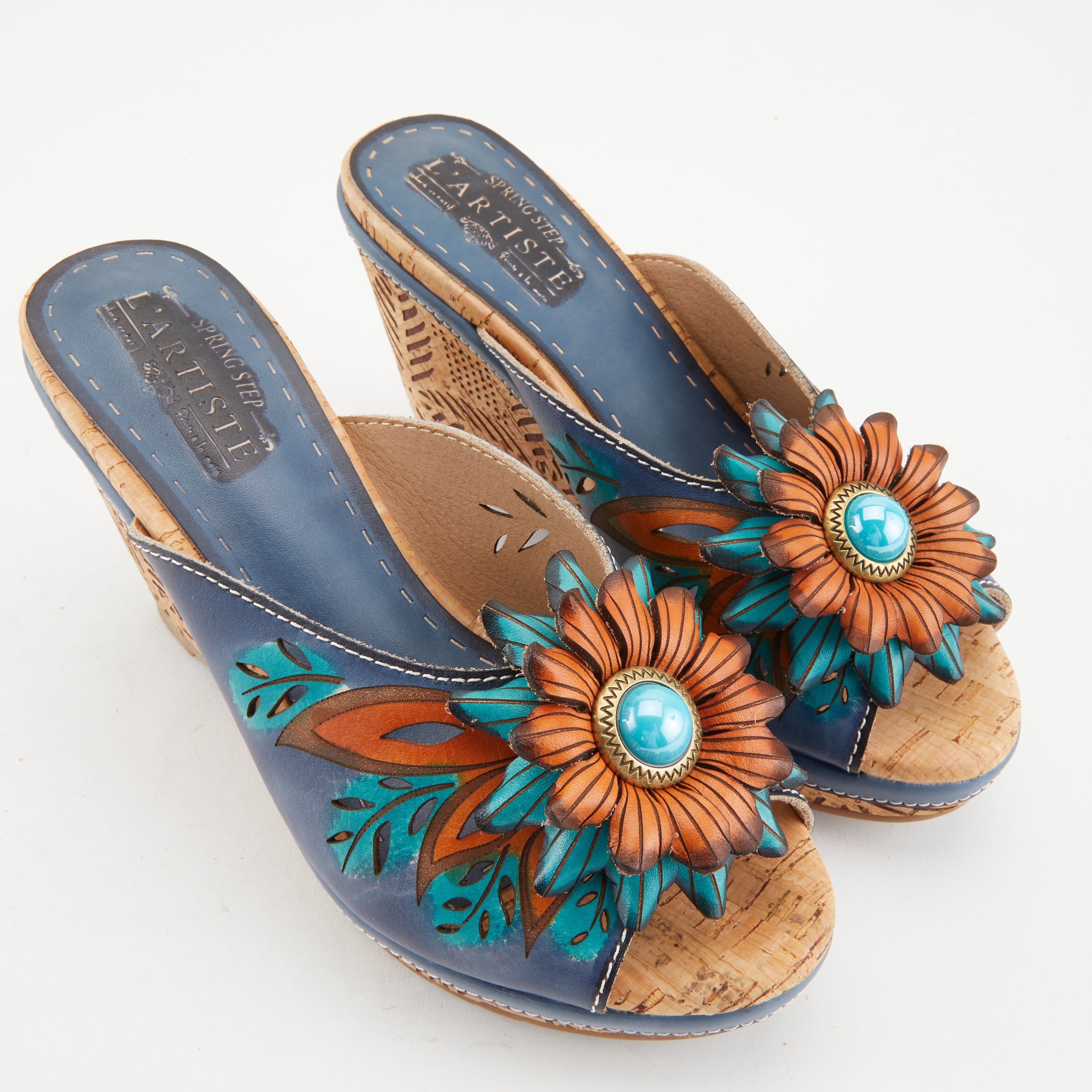 L'ARTISTE BLOOM SLIDE SANDALS