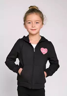 Little Ballerina Black Hoody