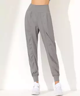 Loose Cropped Ruched Quick Dry Fitness Pants