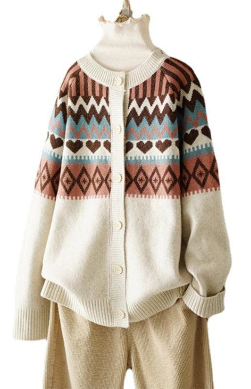 Loose Ladies Cardigan Sweater