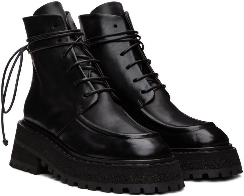 Marsèll Black Carro Ankle Boots