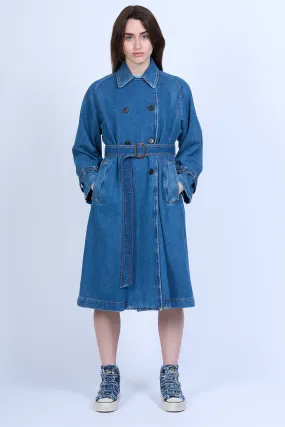 Max Mara Weekend Trench Blasy Denim Donna