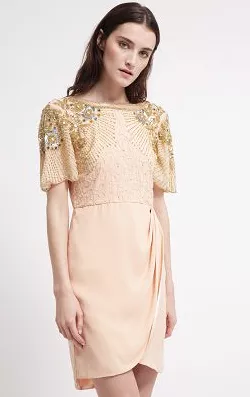 Millie Nude Cocktail Dress