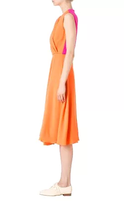 Orange Cocktail Dress