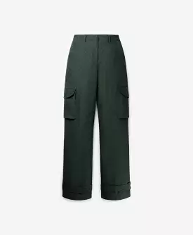 Pine Green Imani Monogram Pants