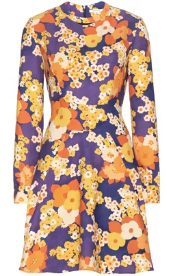 Retro Floral Dress