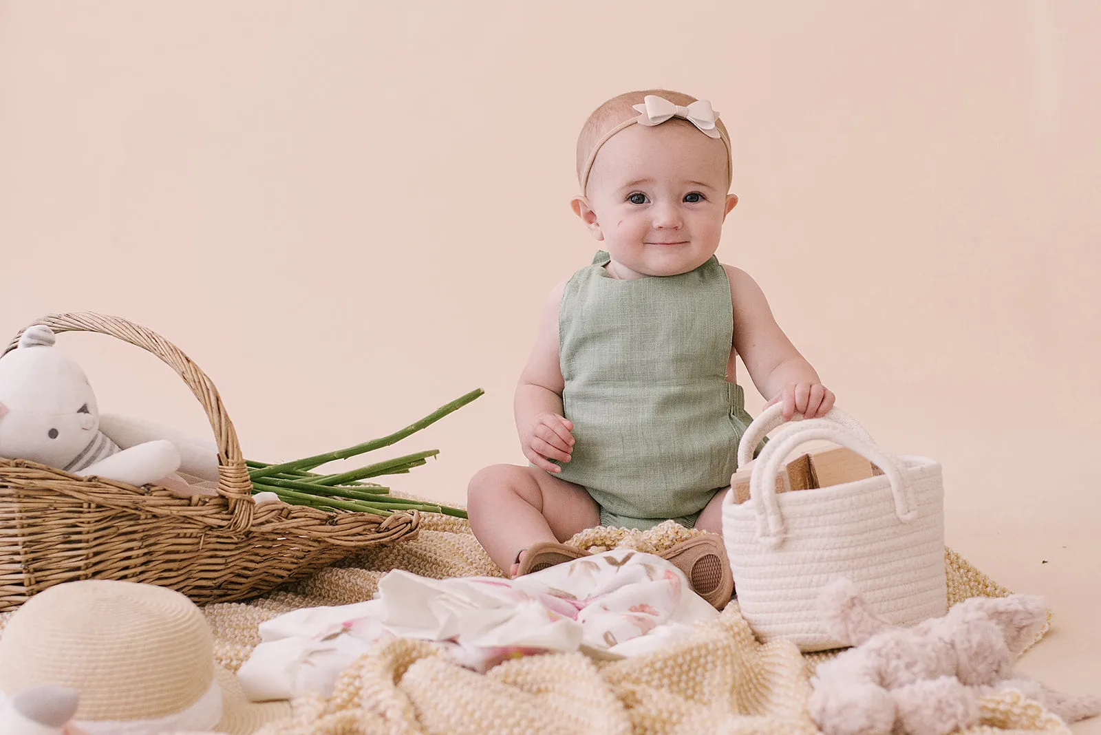 Sage Halter Romper